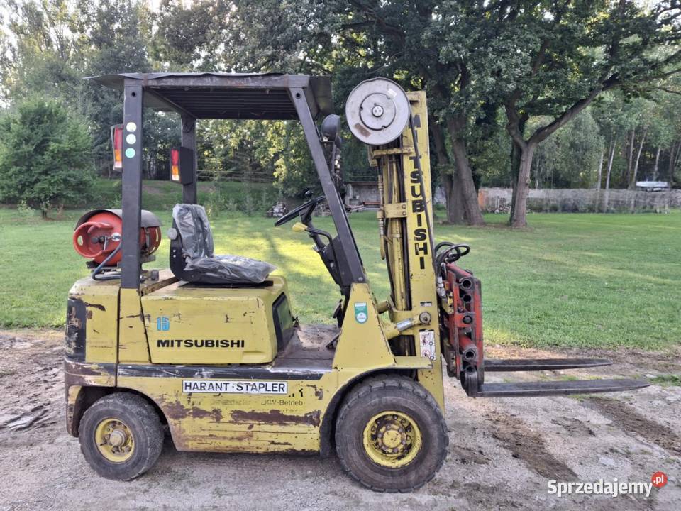 Wózek widłowy Mitsubishi gaz z przesuwne Chojnów sprzedam