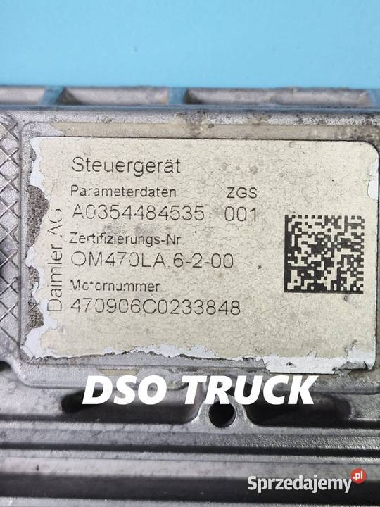 A0014469735 Sterownik MCM mercedes MP ACTROS świętokrzyskie Zawichost