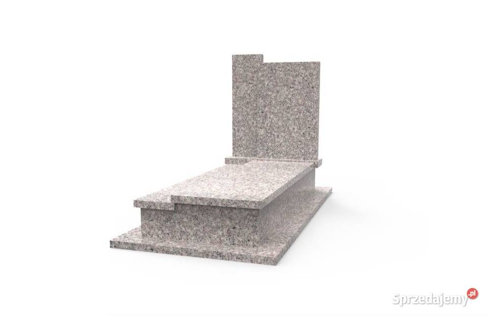 Nagrobek Granitowy Pojedynczy Premium Pomnik z Pozostałe Mieleszynek