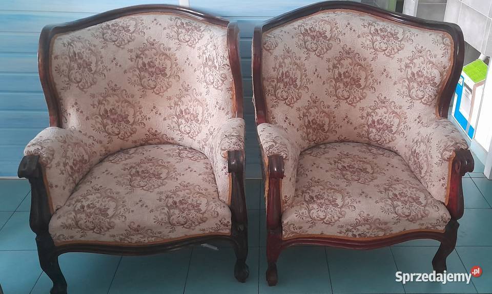 Antyczne fotele uszaki antyk Fotele lubelskie Lublin sprzedam