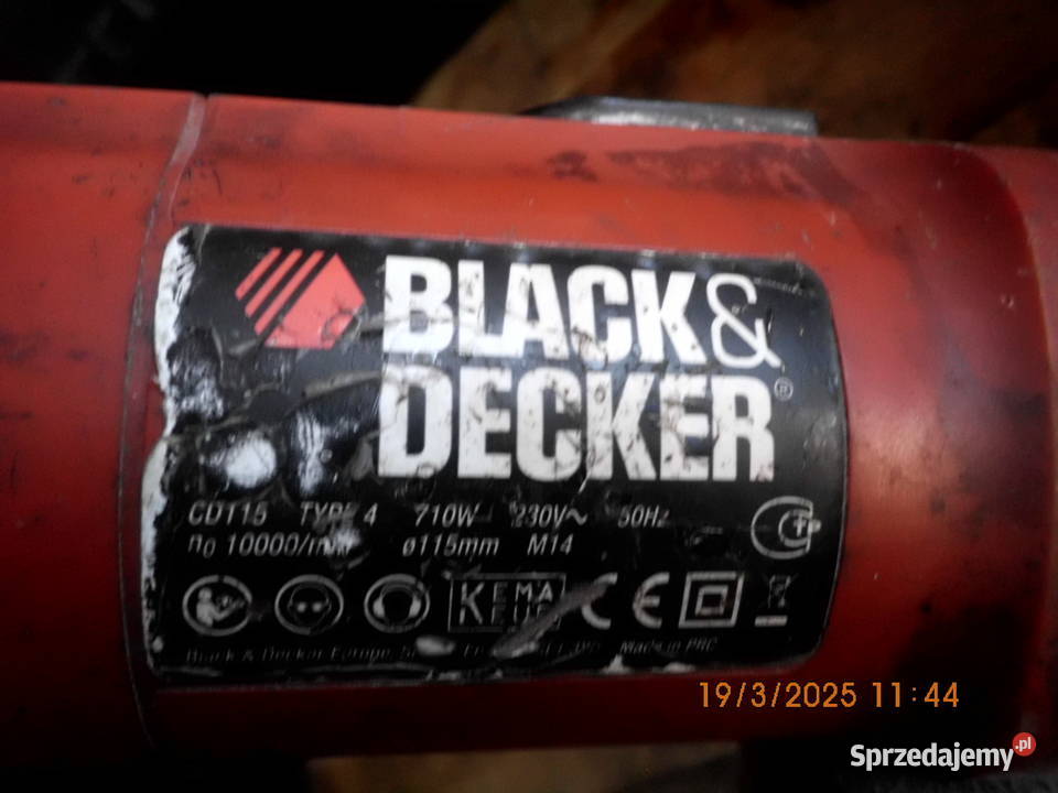Szlifierka kątowa Black Decker Elbląg