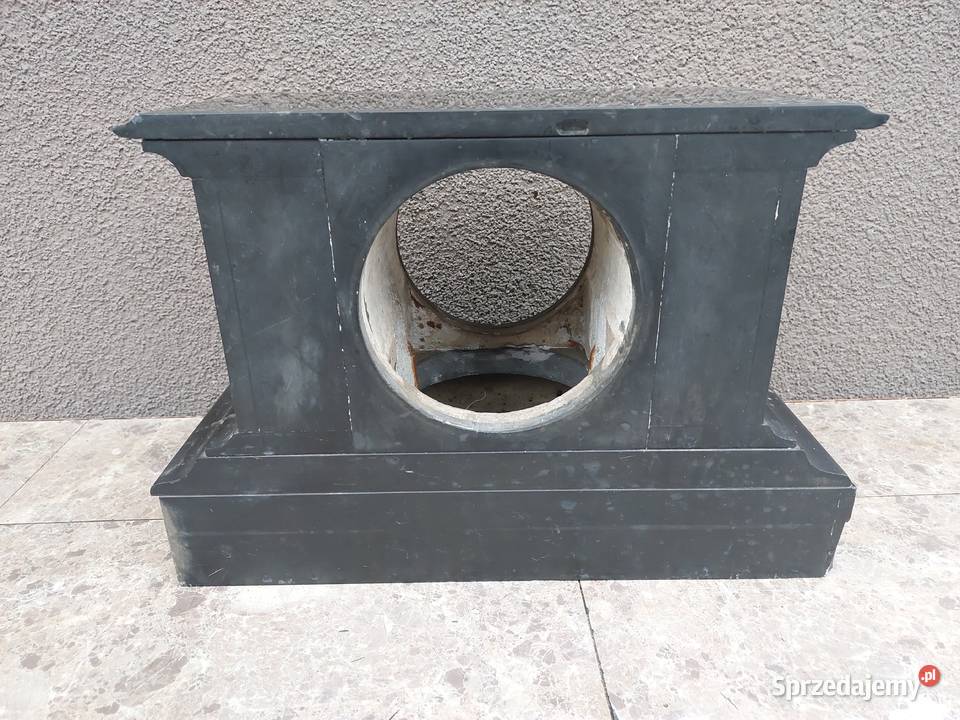 S112 Obudowa marmur starego zegara kominkowego