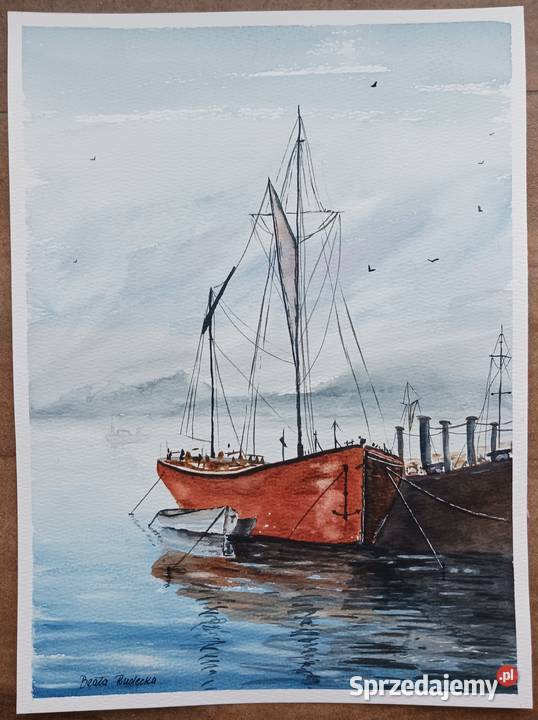 Akwarela Akwarelka Obraz pt Kei 31 x 23