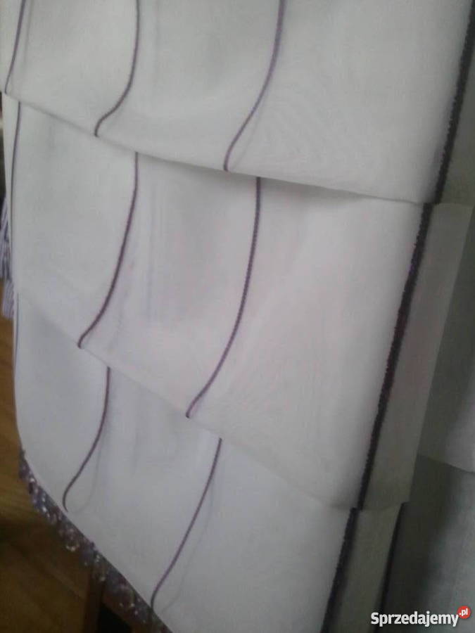 Firana roleta rzymska z koralikamiatrapa szer150 woal Radom