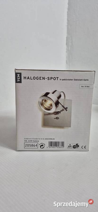 Stylowy Reflektor Halogenowy TCM Szczotkowana Biłgoraj