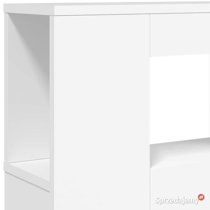 Wezgłowie łóżka z LED białe 200x185x1035 Warszawa sprzedam