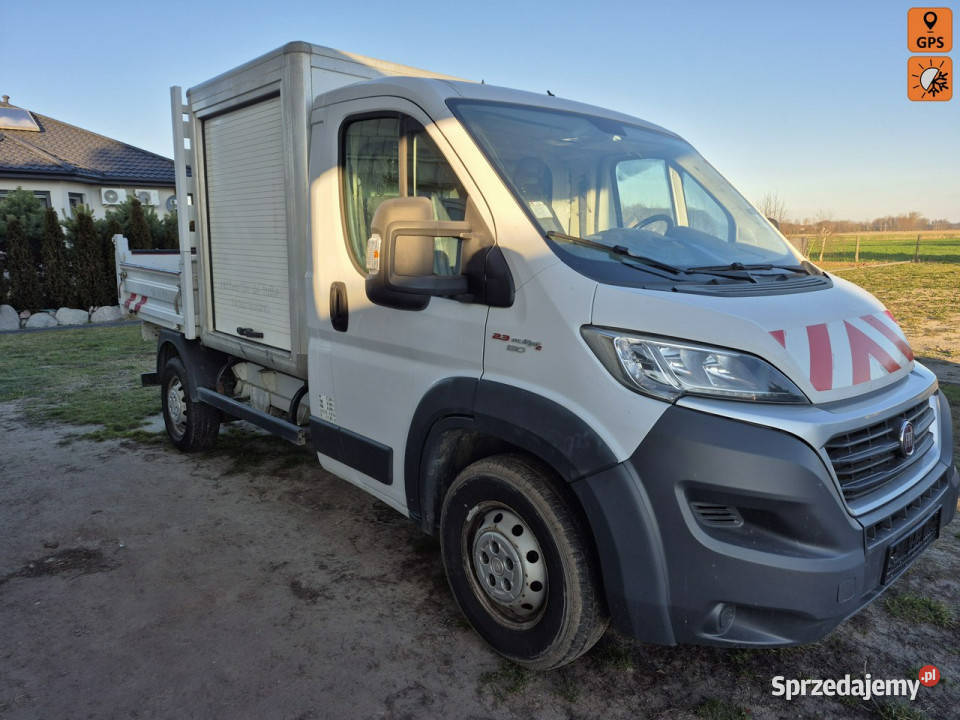 Fiat Ducato 23jtd WYWROTKA Z SCHOWKIEM biały Drelów