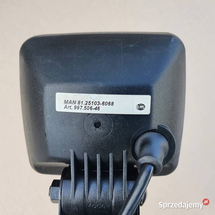MAN HELLA HALOGEN ROBOCZY LAMPA ZE WSPORNIKIEM lubuskie Bieleń