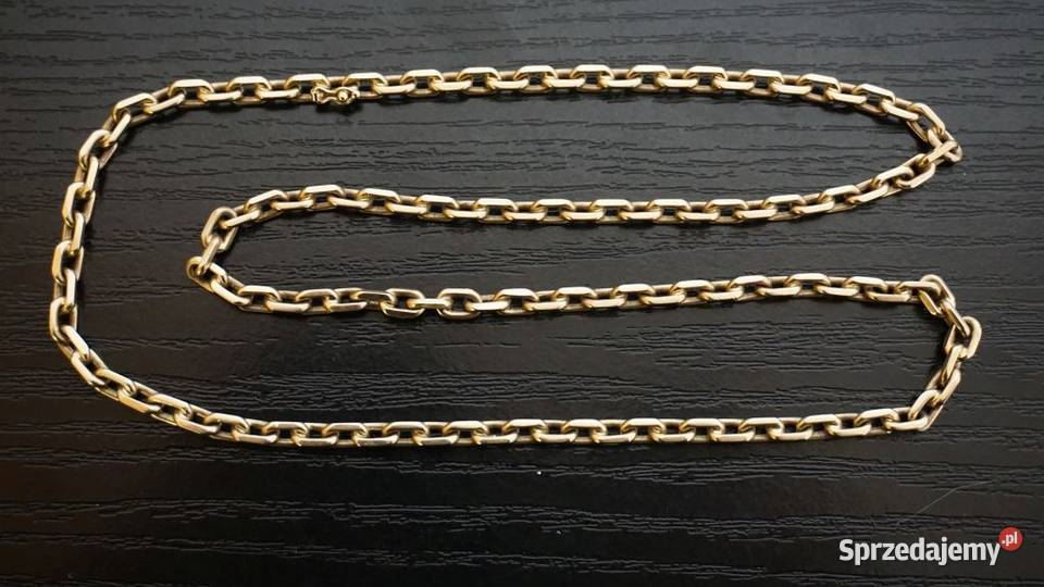 ZŁOTY ŁAŃCUSZEK ANKIER KUTY ŁAŃCUCH 51G Warszawa