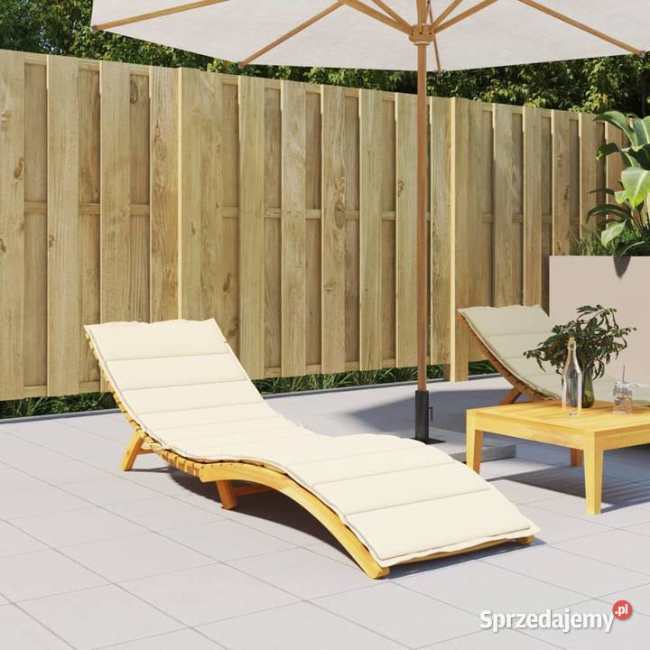 oduszka na leżak kremowa 200x50x3 tkanina Warszawa sprzedam