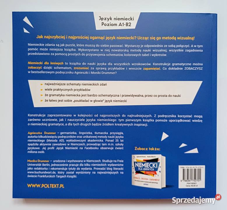 NIEMIECKI LENIWYCH Podręcznik i Ćwiczenia Warszawa