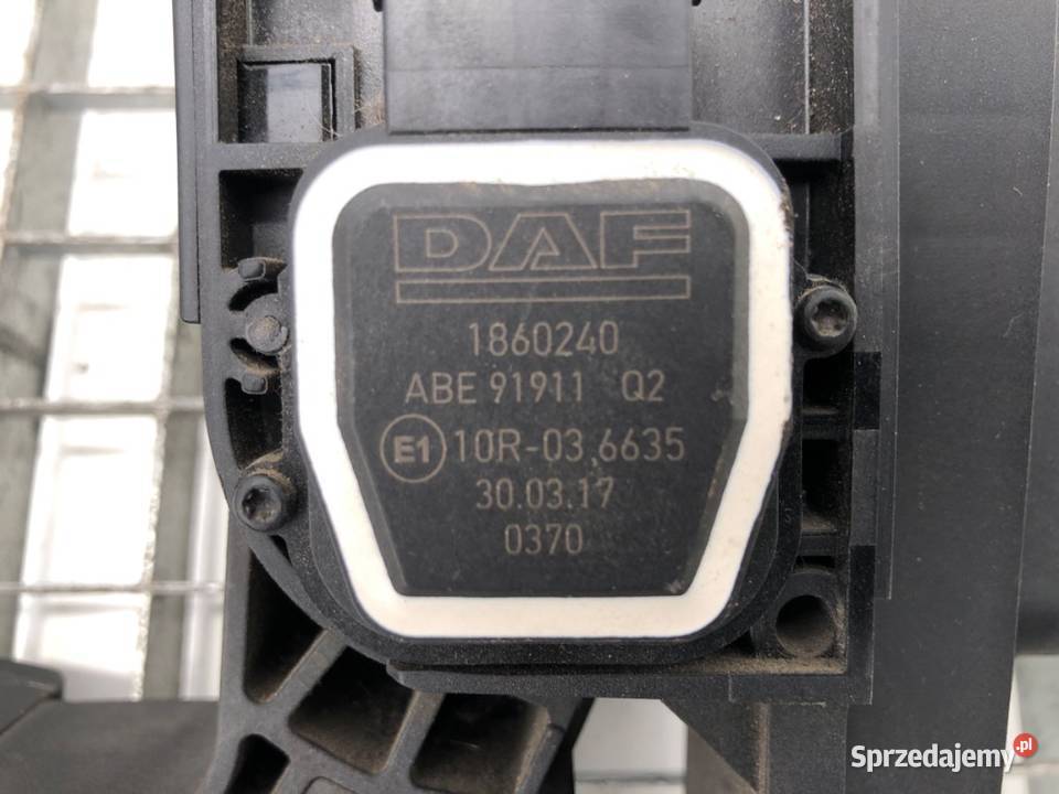 POTENCJOMETR GAZU DAF XF 1860240 129 462 PEDAŁ podkarpackie