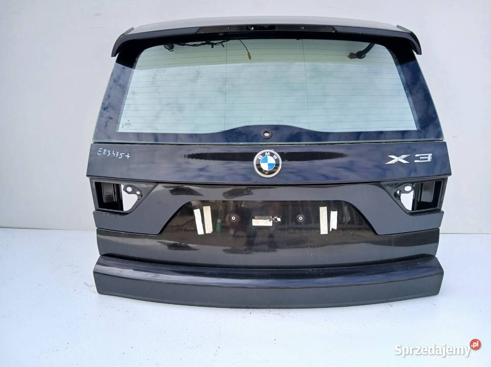 KLAPA BAGAŻNIKA TYŁ BMW X3 E84 3759 Strzyżewice