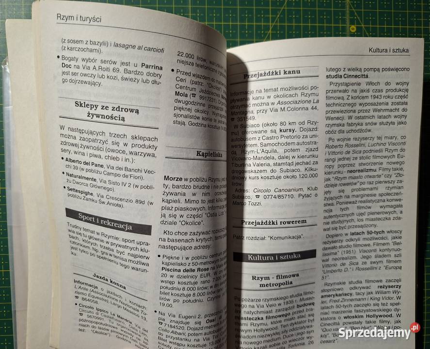 Rzym i Frank Schwarz Krokodyl przewodnik Kraków