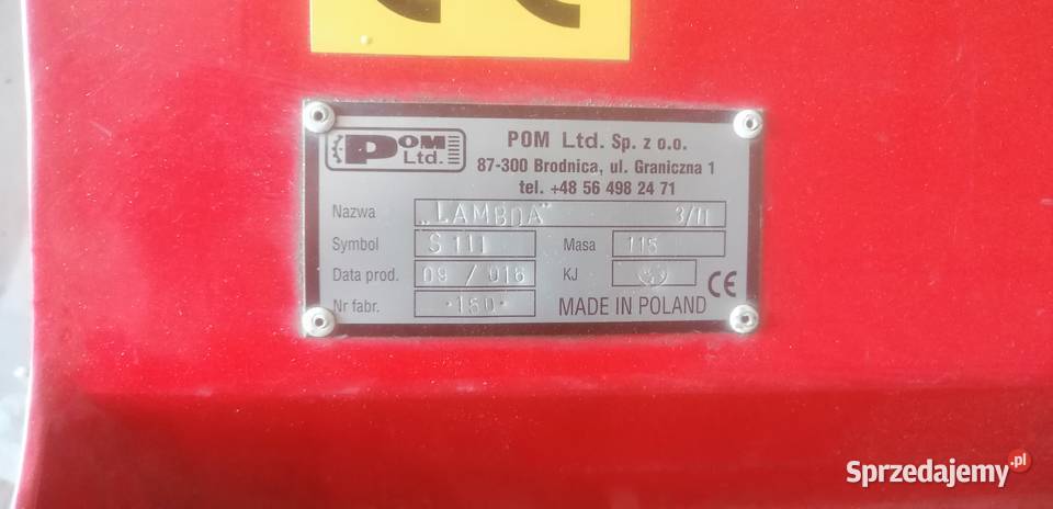 Siewnik poplonów 3m Lambda Pom brodnica Kowalewo Pomorskie
