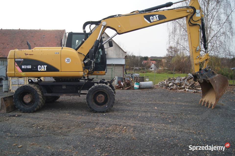 Koparka kołowa CAT 316 D Olszyna sprzedam