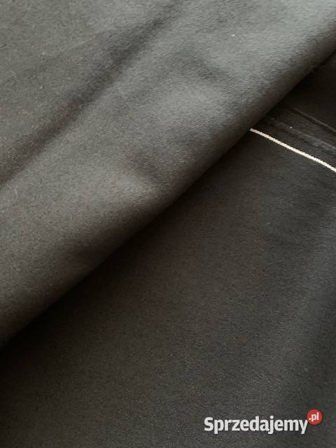 Materiał czarny PRL wełna szer140 dł 275 Częstochowa