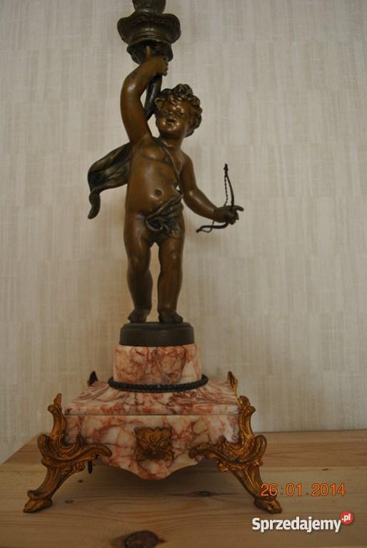 XIXwieczna figuralna lampa naftowa Kraków