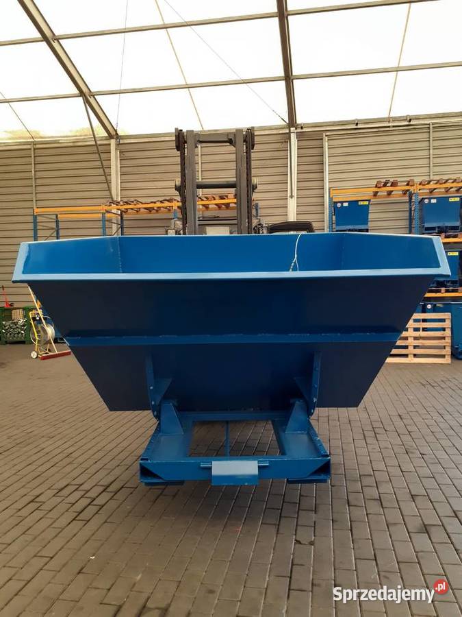 Kontener uchylny 300 L na odpady złom szkło i Suchy Las sprzedam