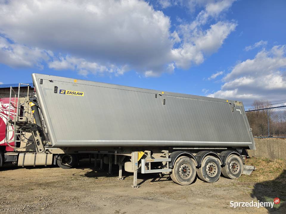Naczepa wywrotka ZASŁAW 426m3 aluminiowa mało Sanok