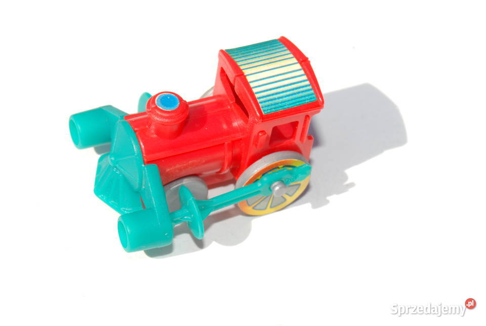 Stara zabawka lokomotywa ciuchcia Kinder Cieszyn sprzedam