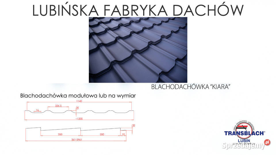 BLACHODACHÓWKA KIARRA PRODUCENT Lubin
