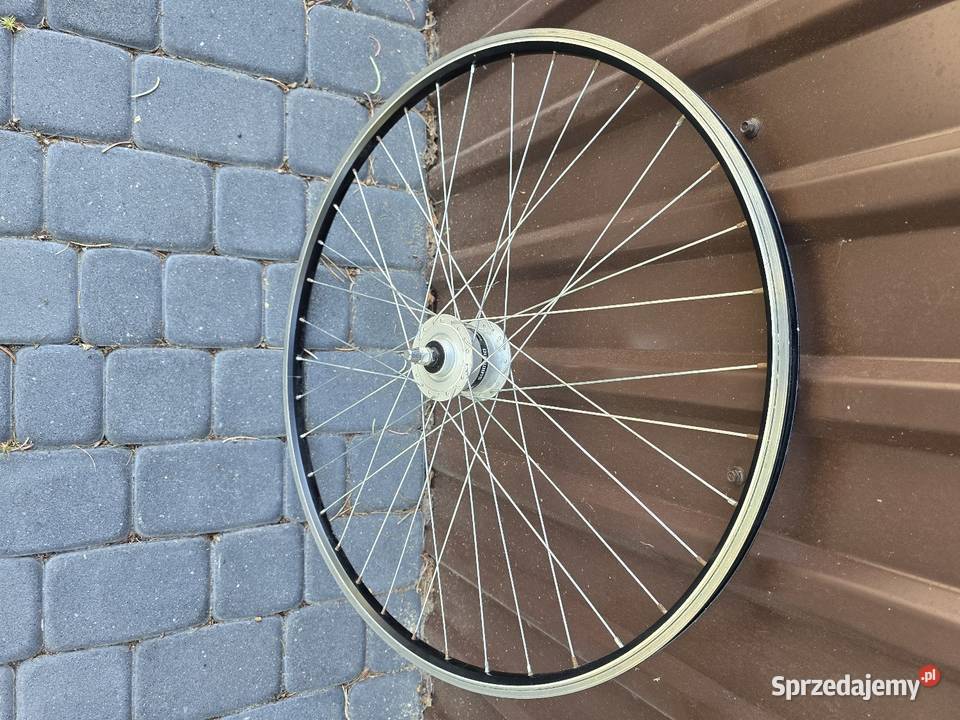 Koło rowerowe aluminiowe z dynamem 28 Czarna Woda