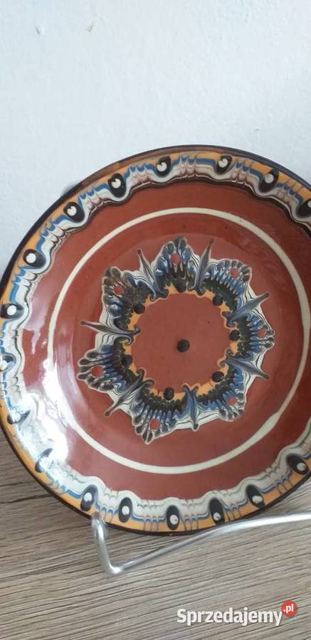 Wiszący talerz bułgarski prl