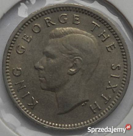 NOWA ZELANDIA3 PENCE1952 rGEORGE Legionowo
