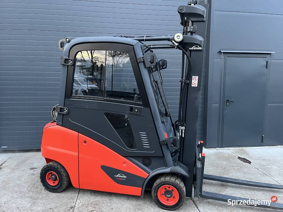 Linde H16 T Gaz LPG 385m16t Pełna kabina 2950h Poraj