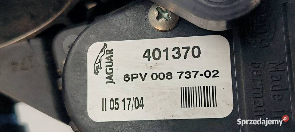 PEDAŁ JAGUAR XJ 6PV 00873702 kujawsko-pomorskie Lipno sprzedam