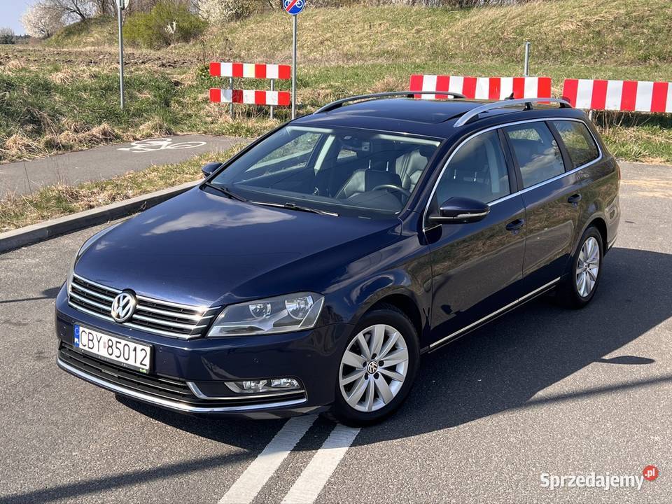 Zamiana Volkswagen Passat B7 2014 Bogate granatowy Passat Bydgoszcz sprzedam
