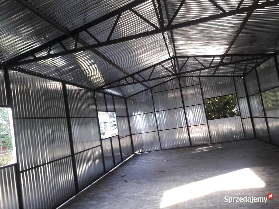 Garaż Blaszany Ocynkowany Magazn Hala Schowek Brzeziny
