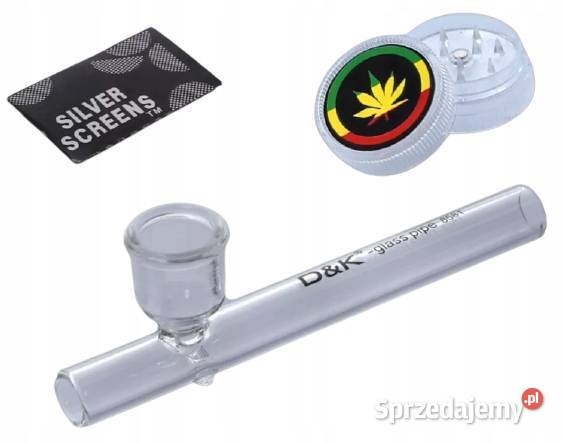 Fifka Szklana Młynek do Mielenia Tytoniu Suszu Ostrowy nad Okszą