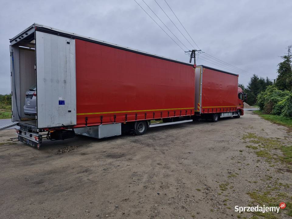 Man TGL 12260 2023r tandem plandeka laweta na 5 12kg Mrągowo