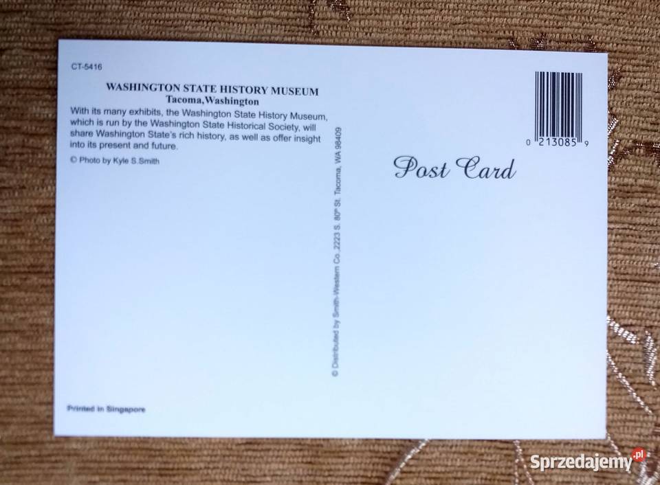 MUZEUM HISTORII STANU WASZYNGTON W ŚRÓDMIEŚCIU Piszczac sprzedam