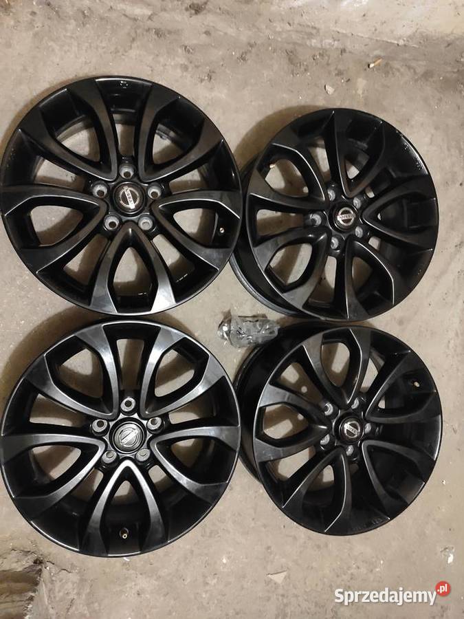 Oryginalne czarne alufelgi NISSAN Qashqai II aluminiowe Kielce