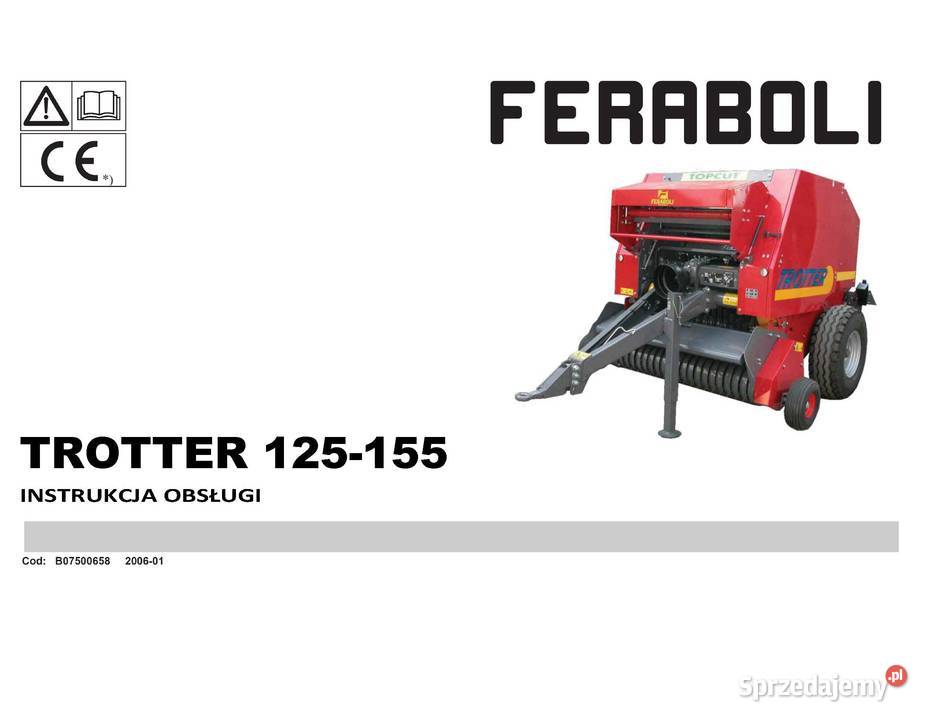 Instrukcja obsługi FERABOLI EXTREME 280 katalog Szamotuły