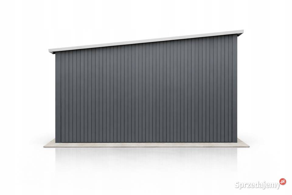 Garaż blaszany 3x6 jednospadowy na bok Jodłownik