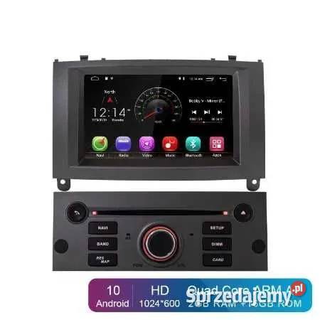 Radio 2din Android Peugeot 407 04 szare DVD gps śląskie Ożarowice
