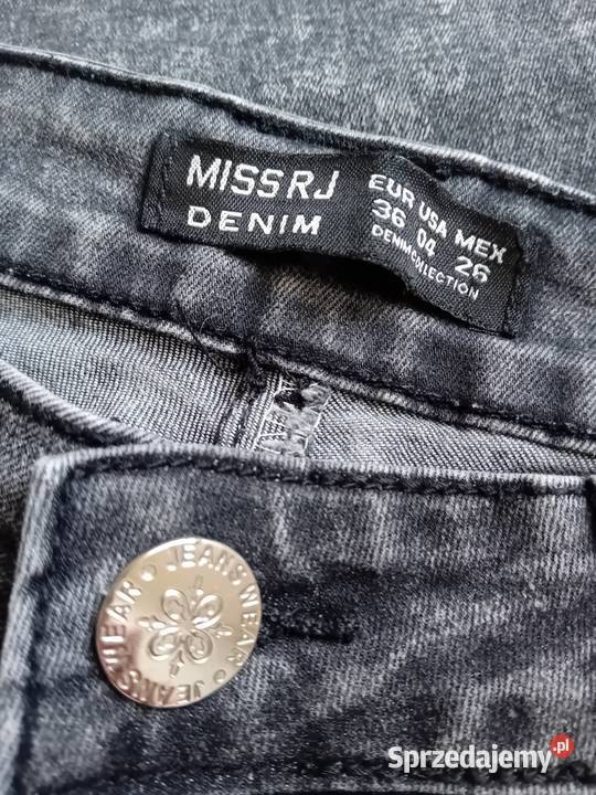 spodnie jeansowe Bez wzoru