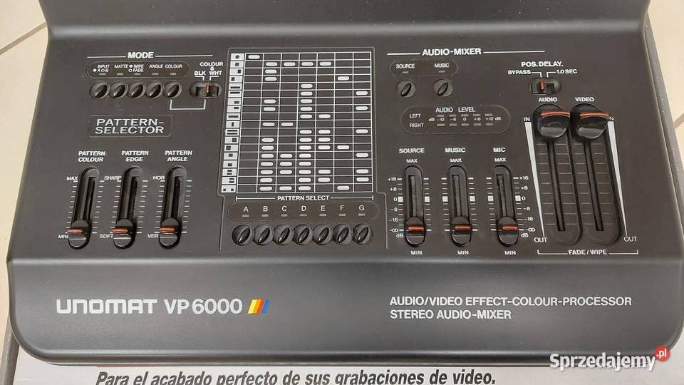 mikser Unomat VP 6000 generator tytułów Unomat Tychy