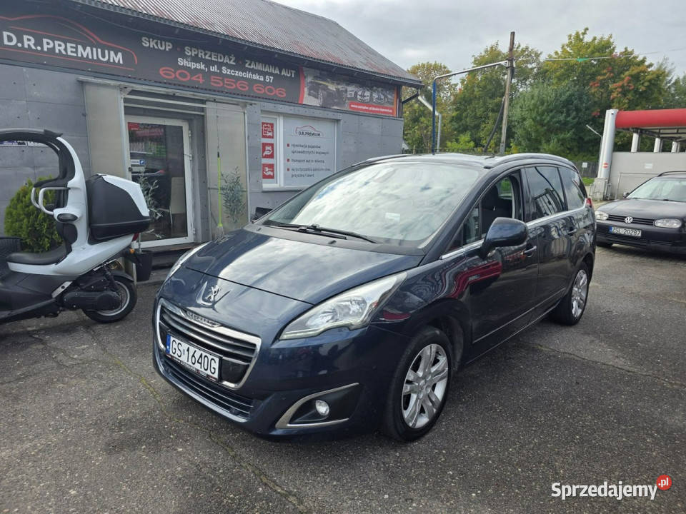 Peugeot 5008 16 HDI 115 Panorama LED Klima gniazdo USB pomorskie Słupsk