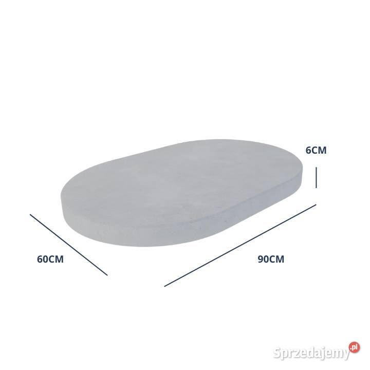 Płyta Nawierzchniowa OVAL 90x60 6 GRUBOŚCI Beton Gdów