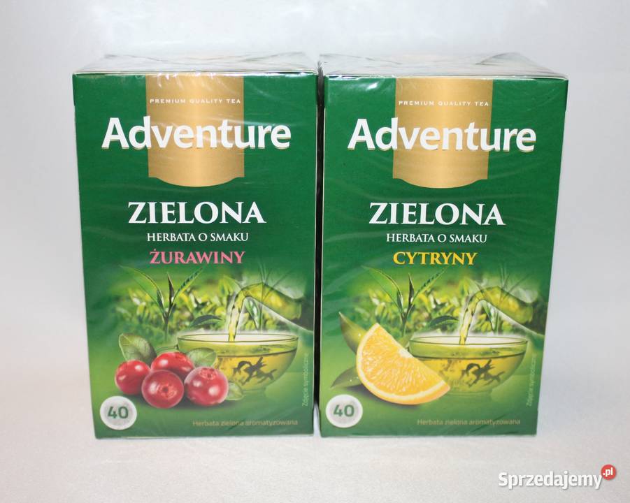 Adventure herbata zielona ekspresowa 40 t Zielona wielkopolskie Stare Miasto