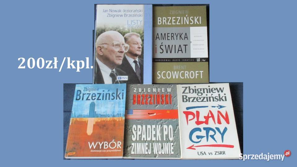 geopolityka polityka dyplomacja Brzeziński Łódź sprzedam