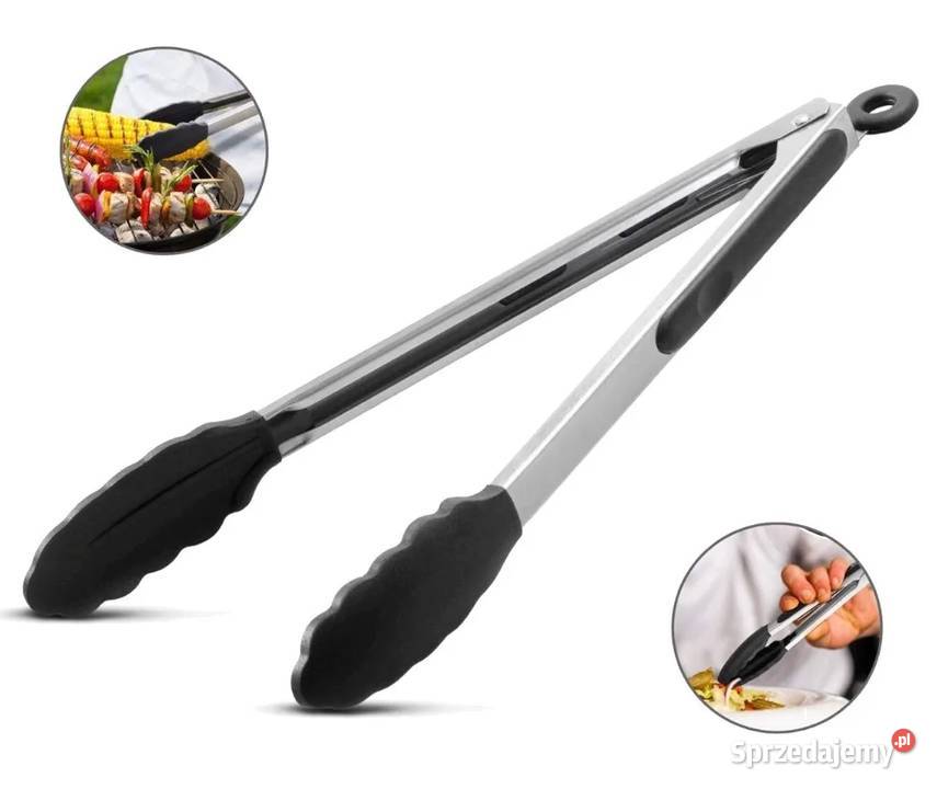 Profesjonalne szczypce kuchenne grillowe 27