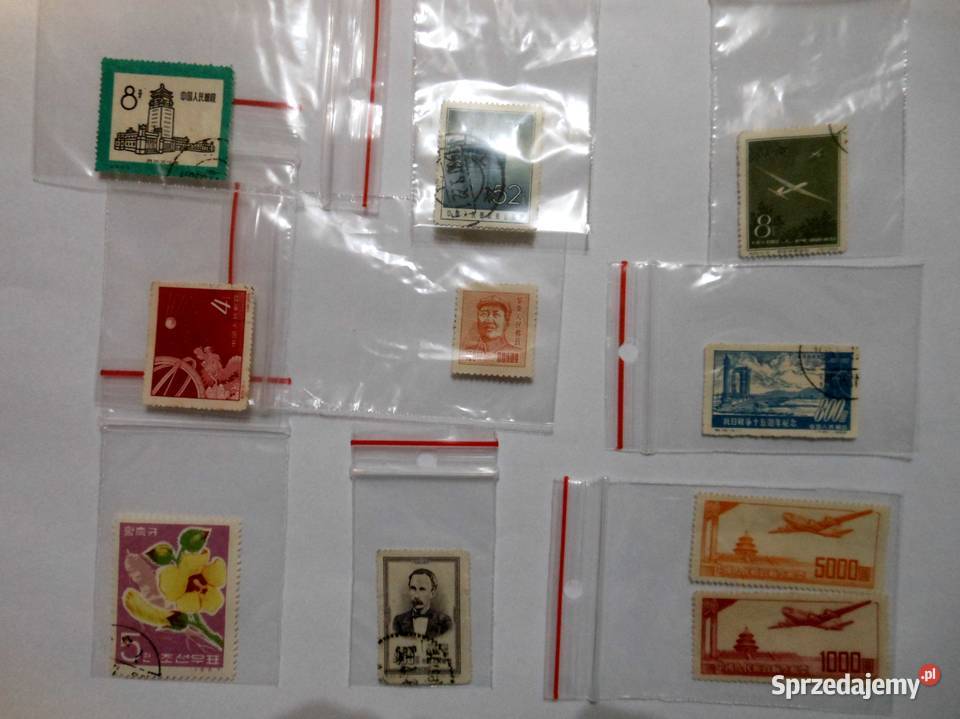Ciekawe chińskie znaczki Filatelistyka Bartoszyce