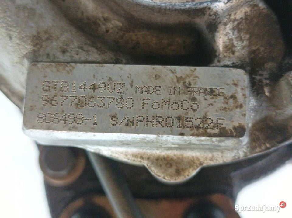 TURBOSPRĘŻARKA 9677063780 20 TDCI Ford S I osobowe Turbosprężarki