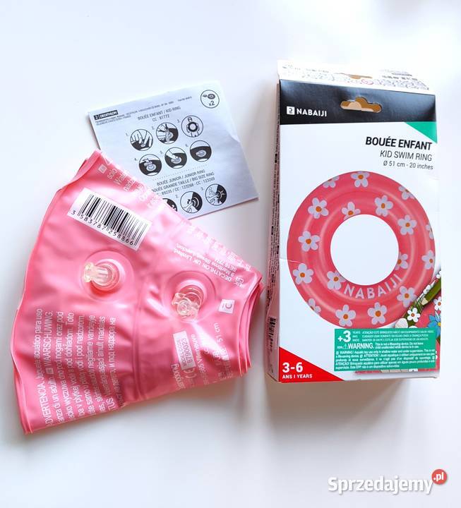 Nowe pompowane kółko basenowe 36 lat Nabaiji